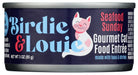 BIRDIE & LOUIE: Seafood Sunday Tuna and Shrimp Wet Cat Food Gourmet Entrees, 3 oz