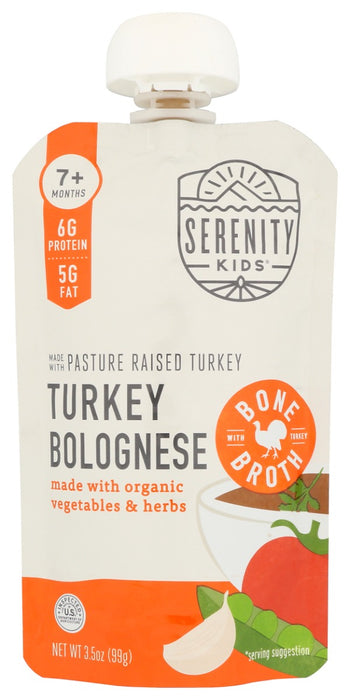 SERENITY KIDS: Baby Food Turkey Bologns, 3.5 oz