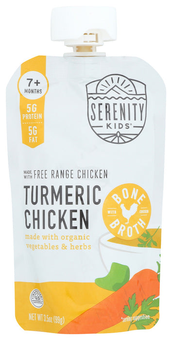 SERENITY KIDS: Baby Food Chkn Bone Brth, 3.5 oz