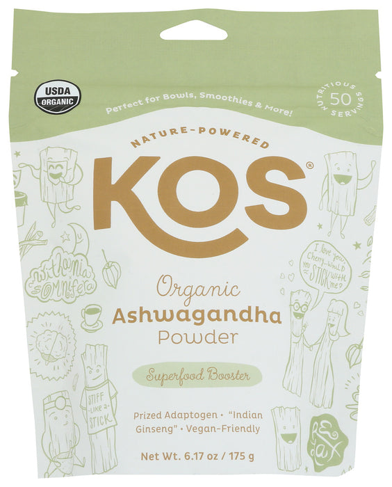 KOS: Superfood Ashwagndha Pwd, 6.2 OZ