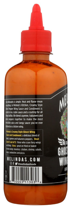 MELINDAS: Sauce Wing Ghost Pepper Cream, 12 oz