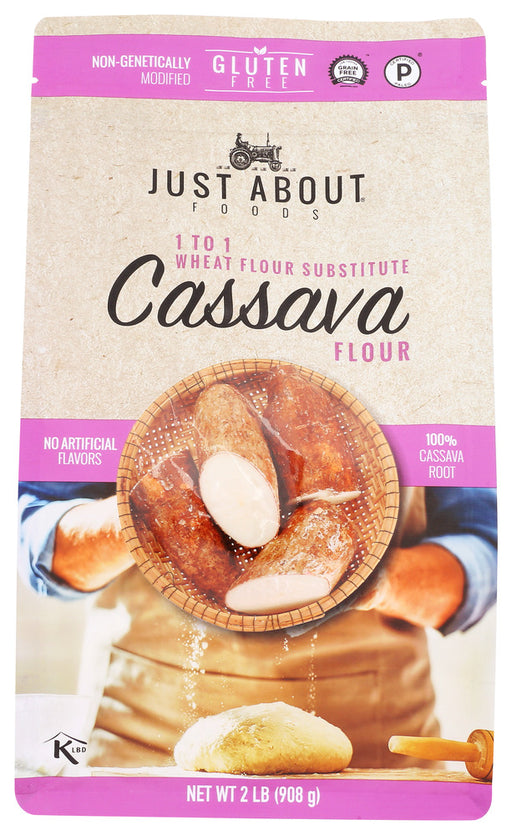 JUST ABOUT FOODS: Cassava Flour, 2 lb