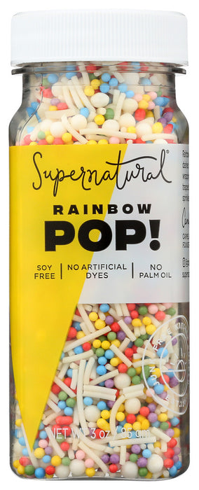 SUPERNATURAL: Rainbow Pop Sprinkles, 3 oz