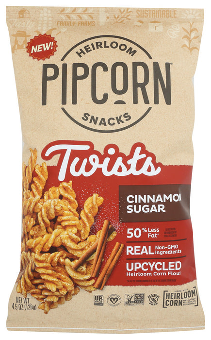 PIPCORN: Twist Cinnamon Sugar, 4.5