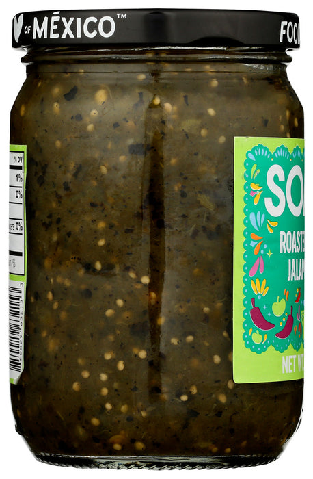 SOMOS: Roasted Tomatillo Jalapeno Salsa, 12 oz