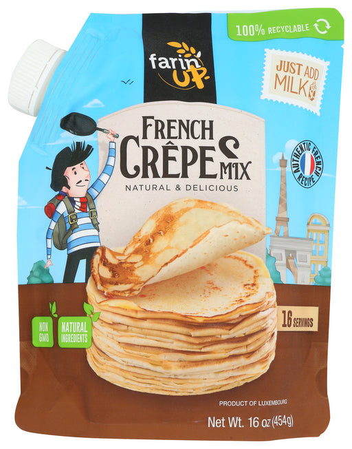 FARINUP: French Crepes Mix, 16 oz - No Brand For Less 