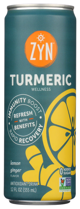 ZYN: Lemon Ginger Turmeric Wellness Drink, 12 fo