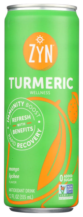 ZYN: Mango Lychee Turmeric Wellness Drink, 12 fo