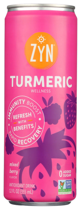 ZYN: Mixed Berry Turmeric Wellness Drink, 12 fo