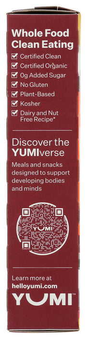 YUMI: Apple Cinnamon and Squash Organic Bar, 3.7 oz