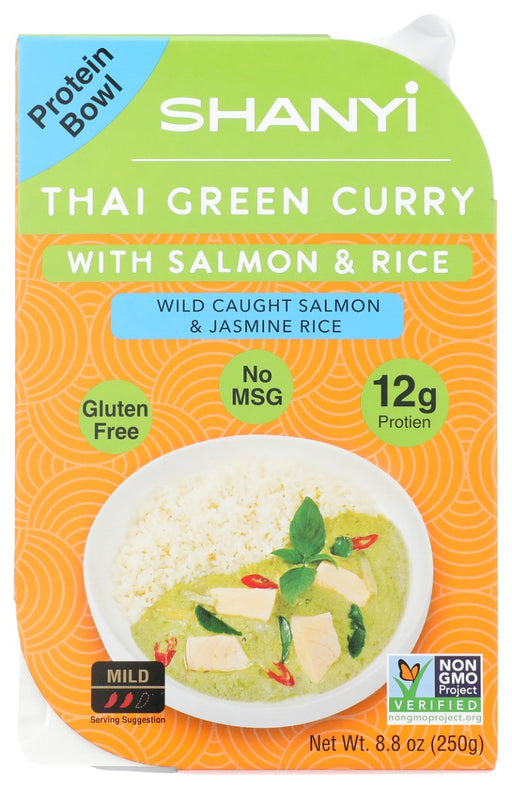 SHANYI: Thai Green Curry with Salmon and Rice, 8.8 oz