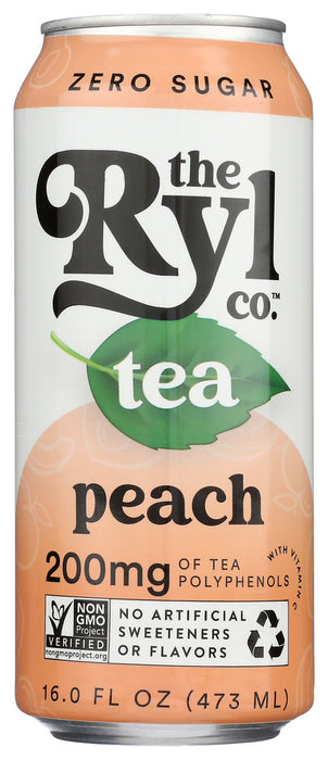 THE RYL CO: Tea Black Peach Rtd, 16 FO