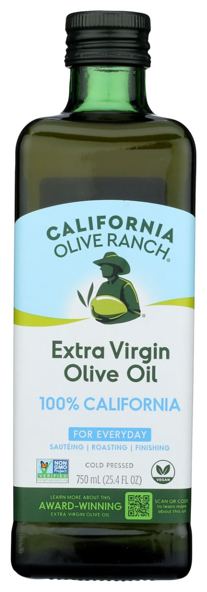 CALIFORNIA OLIVE RANCH: 100 Percent California Extra Virgin Olive Oil, 25.4 fo