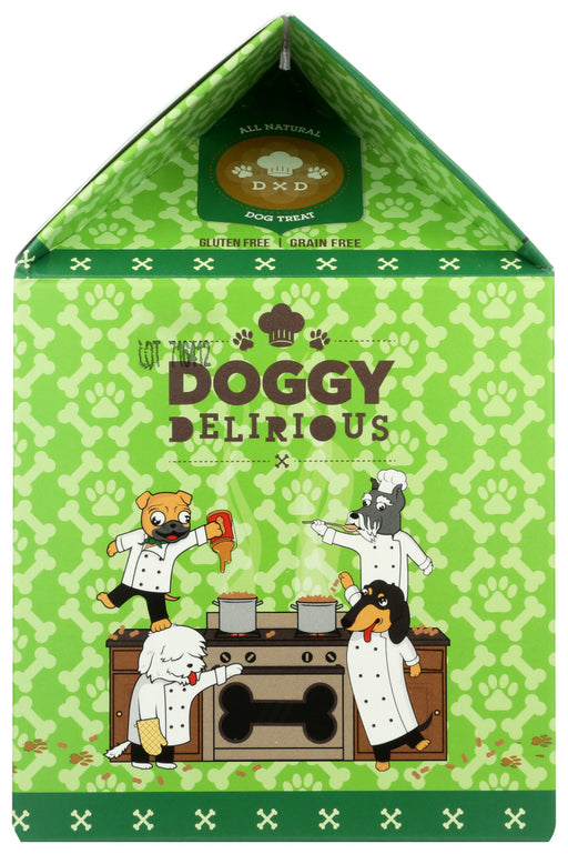 DOGGY DELIRIOUS: Natural Dog Treats Grain Free Peanut Butter Bones, 16 oz - No Brand For Less 