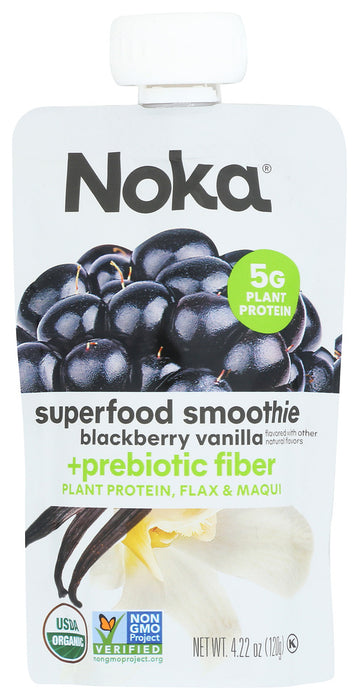 NOKA: Blackberry Vanilla Smoothie, 4.22 oz