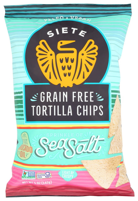 These should have been named Tortilla Chips: The Director's Cut. Our sister, Vero, made tortilla chips without any grains that taste better than any regular tortilla chip you've ever eaten. We were skeptical at first, too, but they're smooth and crispy and light and refreshing. Right when they pop out the oven, we make it rain with sea salt, so you can eat them straight out of the bag or with your favorite dip or salsa.