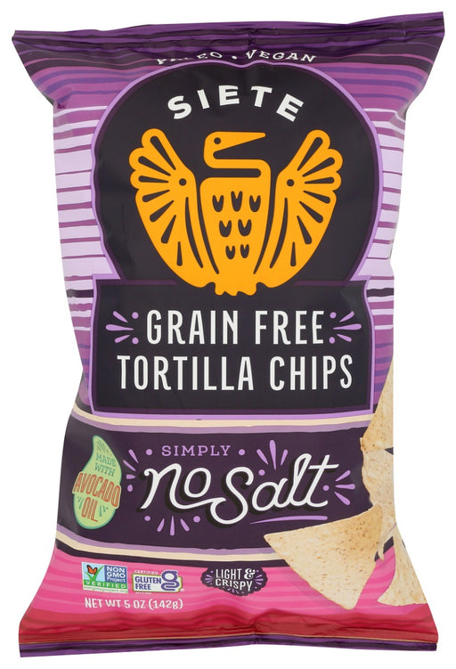 Our no salt chips are for the purists. Perfect for those who want to test the flavor of our masa without any seasoning getting in the way or those who choose to avoid sodium!