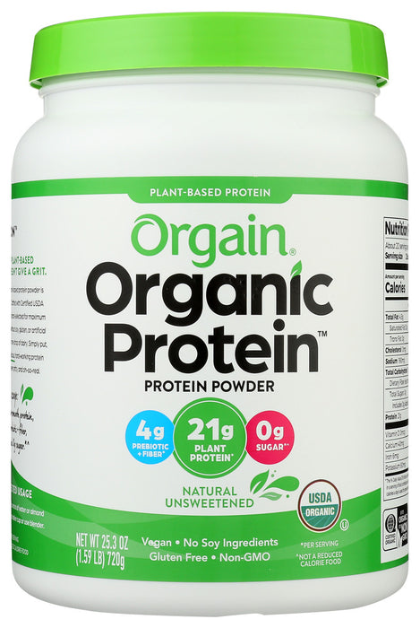 ORGAIN: Organic Unsweetened Protein Powder, 1.59 lb