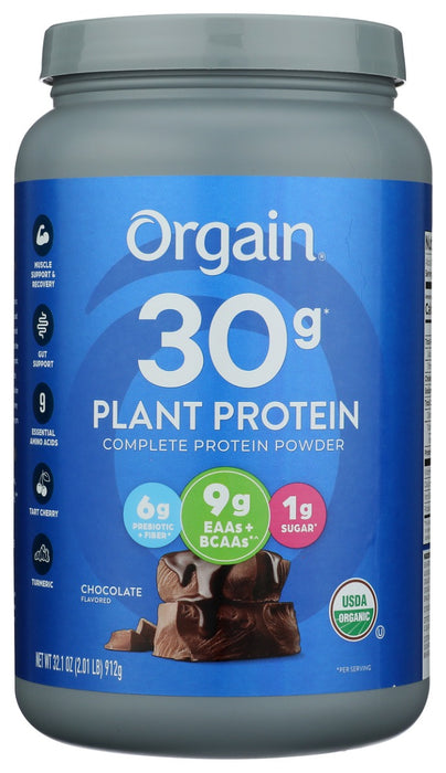 ORGAIN: Chocolate Flavored Sport Protein, 2.01 lb