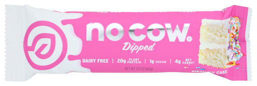 NO COW BAR: Birthday Cake Protein Bar, 2.12 oz