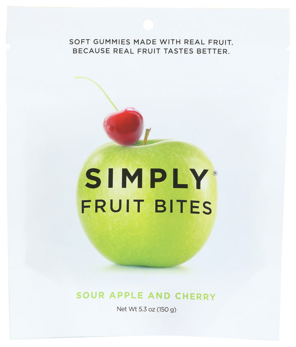 SIMPLYGUM: Bites Frt Sour Appl Chry, 5.3 OZ