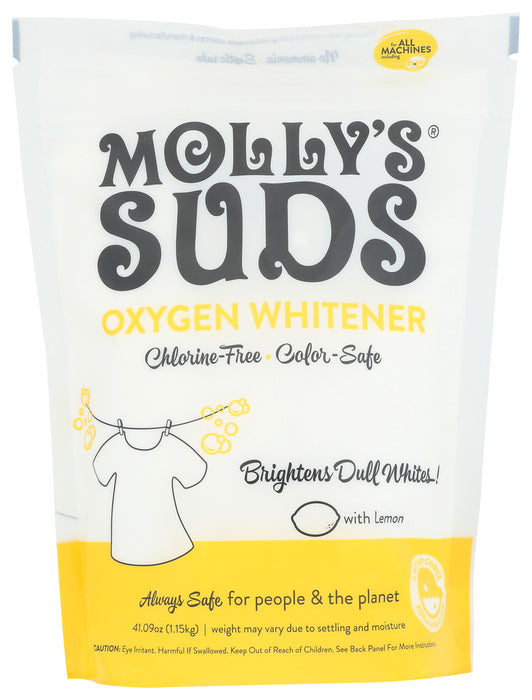 MOLLYS SUDS: Whitener Oxygen, 41.09 OZ