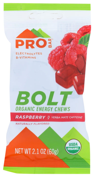 Bite into a tart, fruity raspberry explosion that's designed to provide sustainable energy in an easy-to-digest energy gummy. Loaded with real superfruits, electrolytes, B vitamins and just the right amount of caffeine from yerba mate. When slowing down isn't on the agenda, Raspberry BOLT® steps in to help you power up.