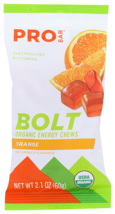 As close as you can get to taste a slice of sunshine. Power up your race day or morning workout with a tangy, bright burst of citrus from Orange BOLT® that leaves you feeling energized and refreshed. Our soft and chewy organic energy gummies are bursting with electrolytes, complex carbs, and B vitamins for the right amount of extra kick to keep you going.