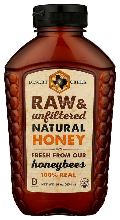 DESERT CREEK HONEY LLC: Honey Raw Natural, 16 fo - No Brand For Less 