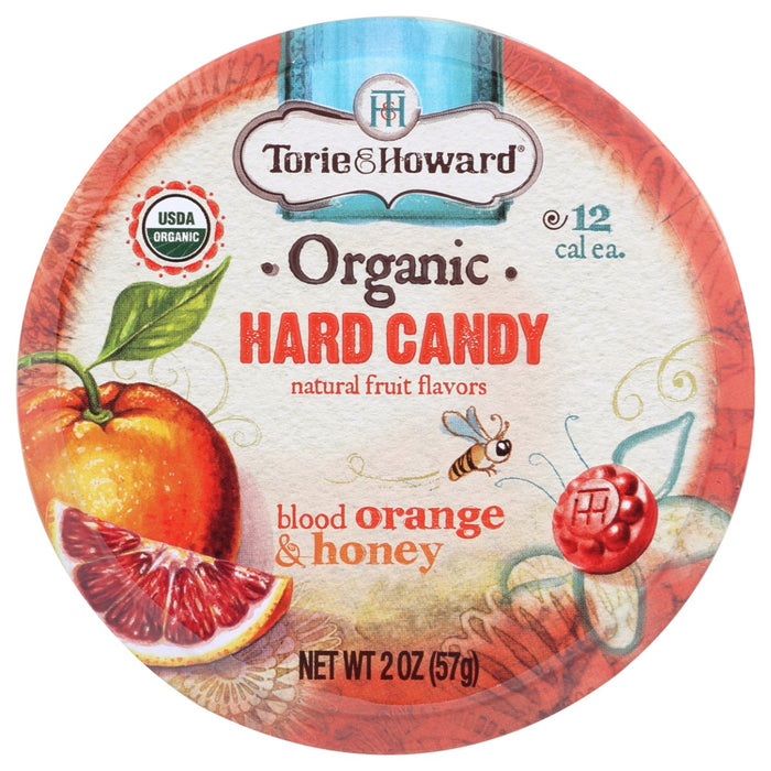 TORIE & HOWARD: Candy Tin Blood Orange & Honey, 2 oz