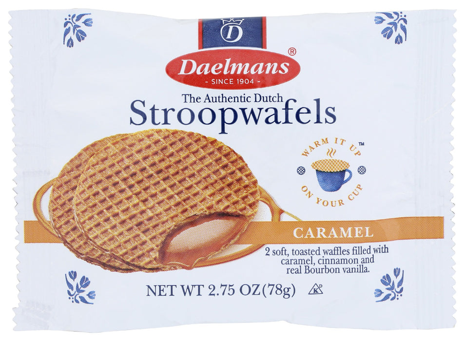 DAELMANS: Caramel 2 Stroopwafels, 2.75 oz