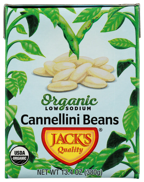 JACKS QUALITY: Bean Cnnllni Lw Sodium Org, 13.4 oz