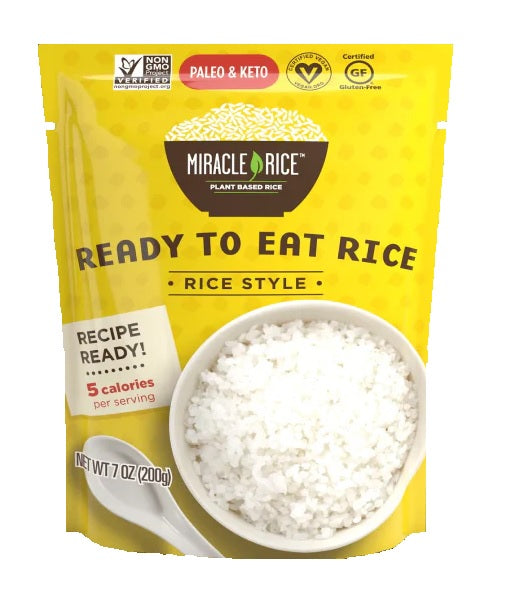 MIRACLE NOODLE: Ready To Eat Rice Organic, 7 oz