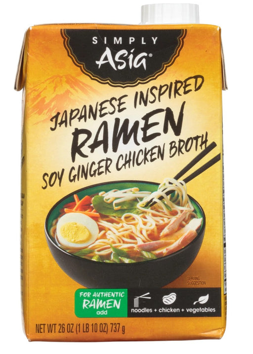 SIMPLY ASIA: Broth Japan Ramen Soy Ginger, 26 oz