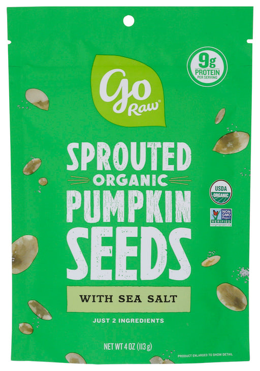 GO RAW: Pumpkin Snacking Seeds, 4 oz - No Brand For Less 