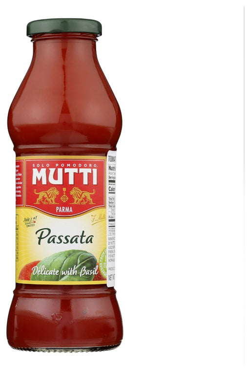 MUTTI: Passata Tomatoes With Basil, 14 oz