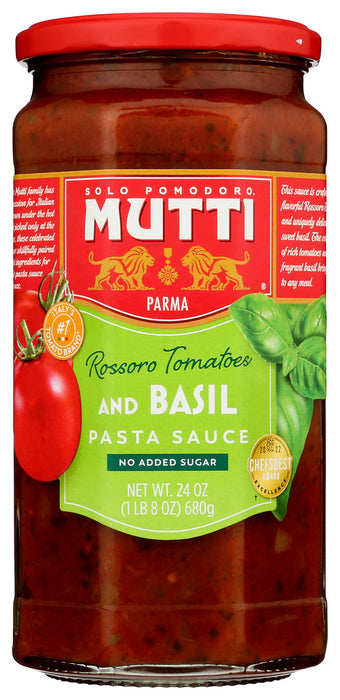 MUTTI: Sauce Pasta Tom & Basil, 24 OZ