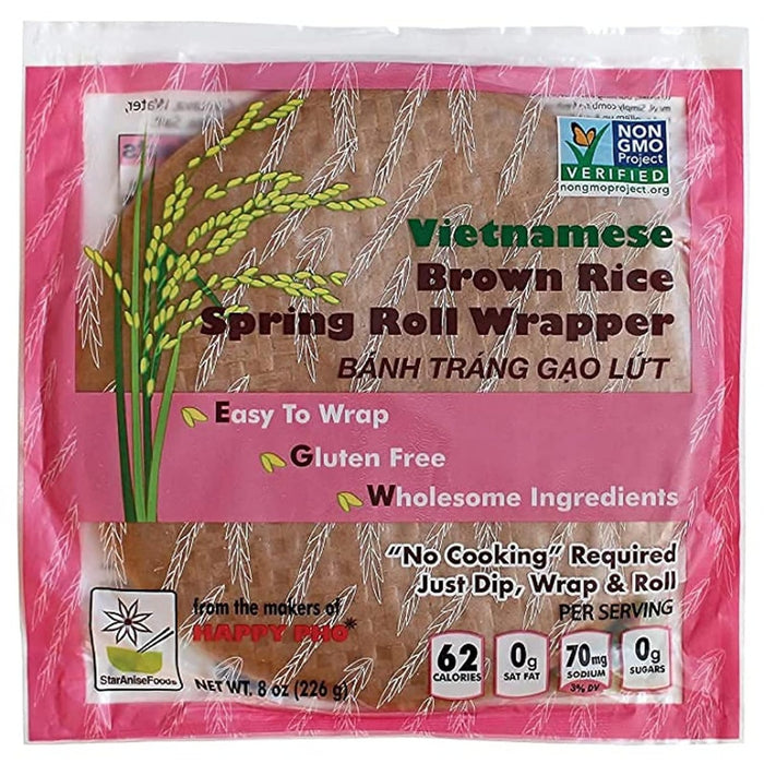 Our authentic Vietnamese spring roll wrappers are infused with organic green tea for more flavor and additional health benefits. Every one of the Star Anise Foods products is authentically Vietnamese. And yet, they are innovatively suited to the modern lifestyle.