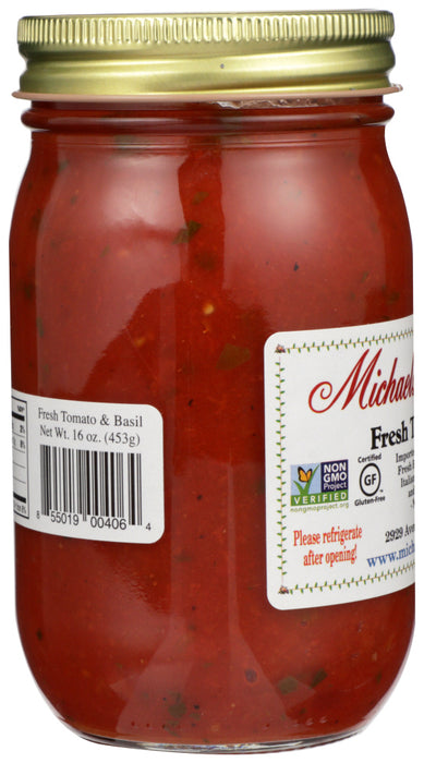 MICHAELS OF BROOKLYN: Fresh Tomato & Basil Pasta Sauce, 16 oz