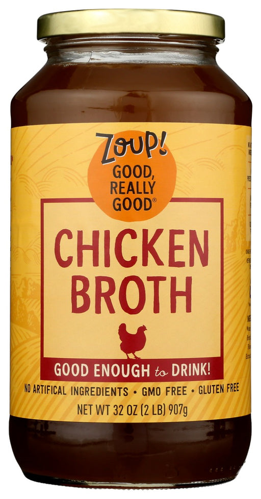 Zoup! Good, Really Good® Chicken Broth is made with the highest, quality most flavorful ingredients. With homemade flavor that's so fresh-tasting and clean, you'll even enjoy drinking it! Our Chicken Broth is the key to delicious soups and sides and will truly enhance any recipe it's used in.