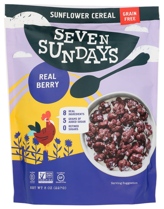 SEVEN SUNDAYS: Real Berry Sunflower Cereal, 8 oz