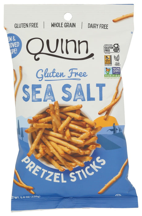 QUINN: Whole Grain Gluten Free Sea Salt Sticks, 5.6 oz