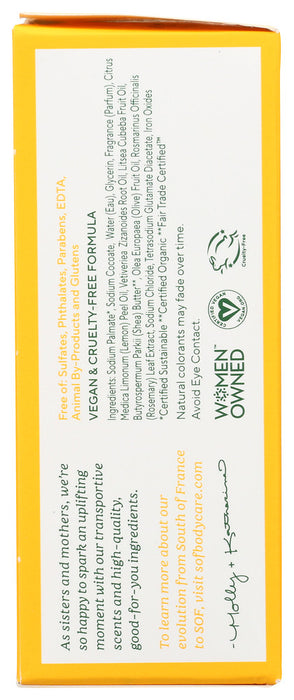 SOUTH OF FRANCE: Lemon Verbena Triple Milled Soap, 6 oz