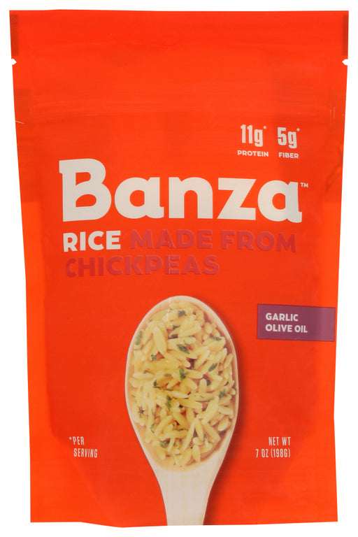 BANZA: Rice Chickpea Grlc Olive, 7 oz