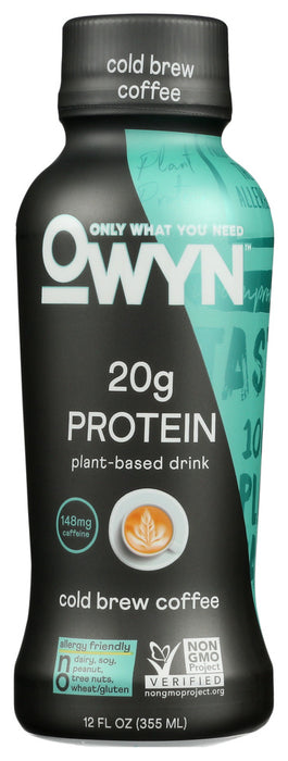 OWYN: Coffee Cold Brew, 12 oz