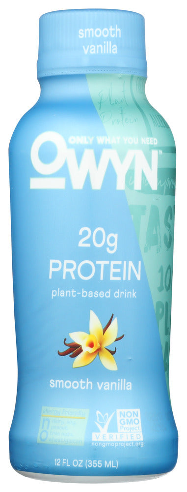 OWYN: Protein Shakes Smooth Vanilla, 12 fo