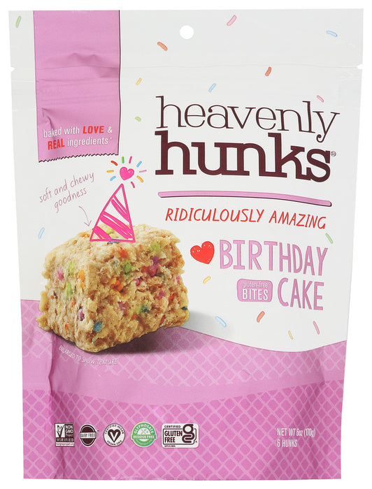 HEAVENLY HUNKS: Birthday Cake Bites, 6 oz