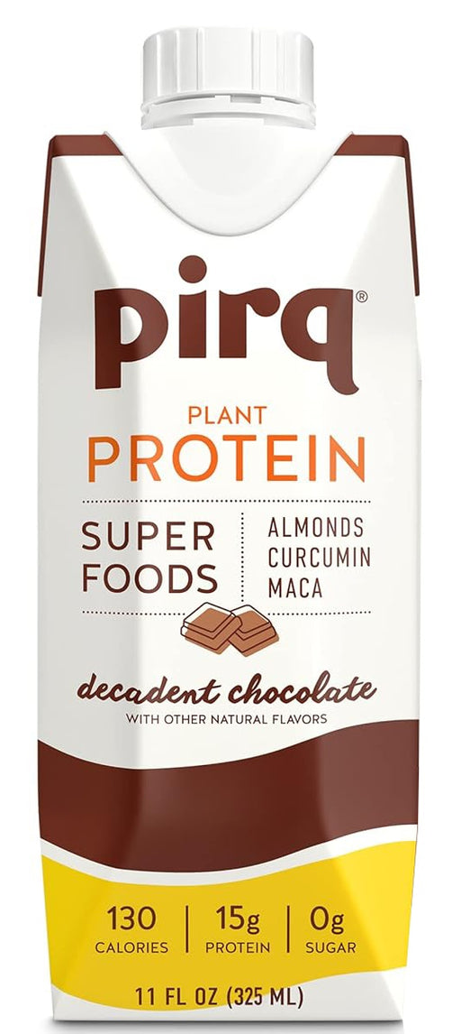 PIRQ: Plant Protein Shake Decadent Chocolate, 11 fo