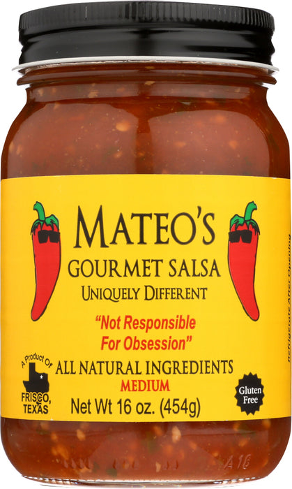 Mateo's uses all natural ingredients to ensure that you will be eating a flavorful, fresh, and healthy product. This is the perfect salsa for people who want nothing but the best tasting product in their household.