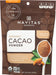 Cacao Powder
Cacao is a top source of antioxidants, and it contains an abundance of magnesium and iron. To make our cacao powder, the finest cacao beans are milled at low temperature to protect the nutrients and flavor. Our cacao powder is a healthy alternative to conventional over-processed &ldquo;cocoa&rdquo; used for baking, hot chocolate, desserts and smoothies. 